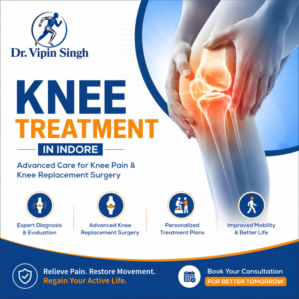 Knee Treatment in Indore – Advanced Care for Knee Pain & Knee Replacement Surgery